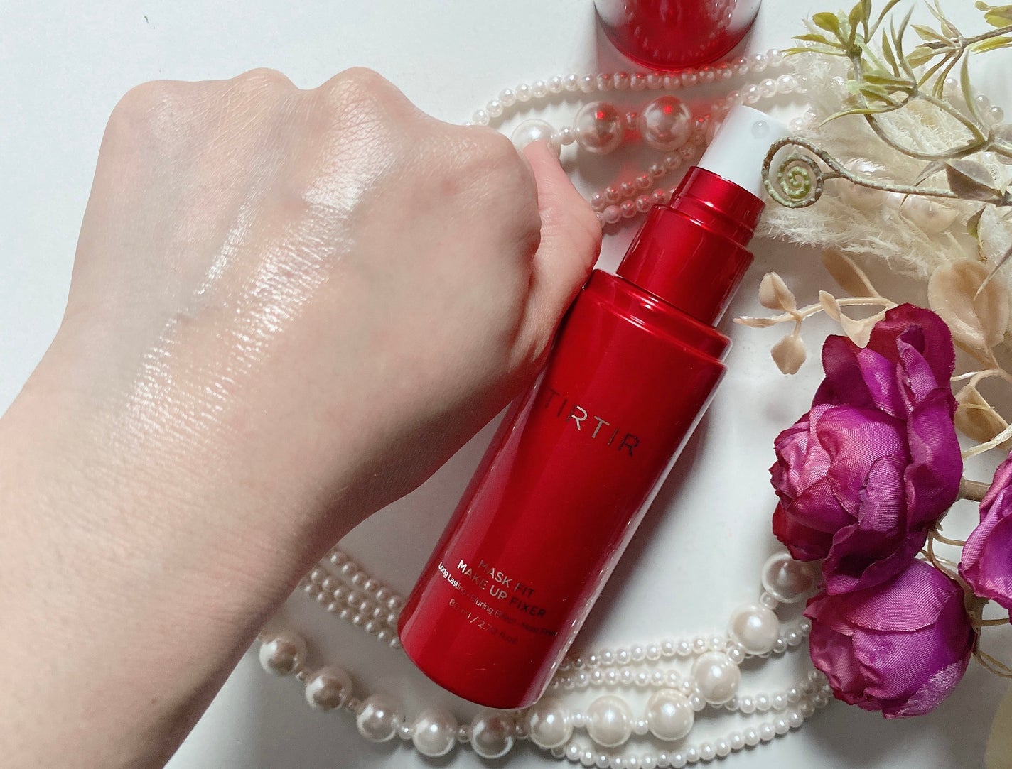 マスクフィット メイクアップフィクサー/TIRTIR(ティルティル)/フィックスミストを使ったクチコミ(3枚目)