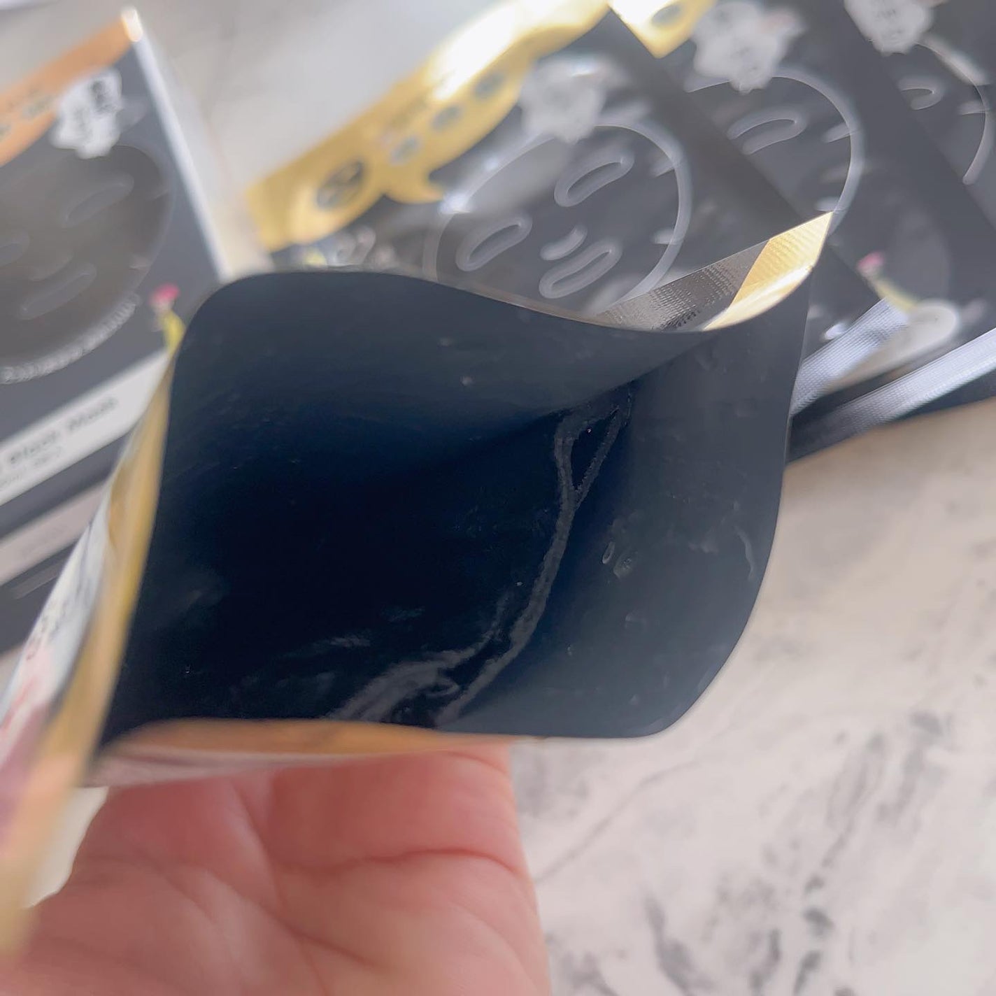 黒真珠エッセンス ブラックマスク/我的心機/シートマスク・パックを使ったクチコミ(3枚目)