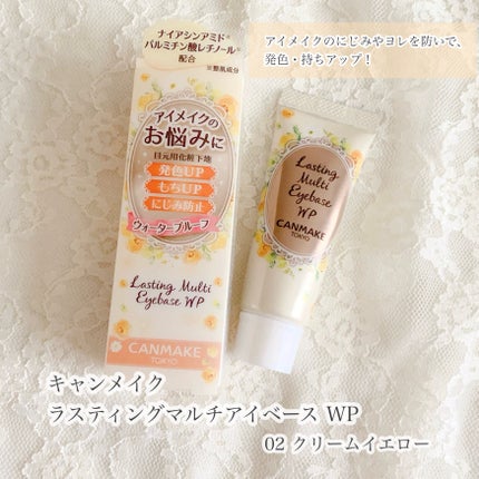 ラスティングマルチアイベース WP/キャンメイク/アイシャドウベースを使ったクチコミ(1枚目)