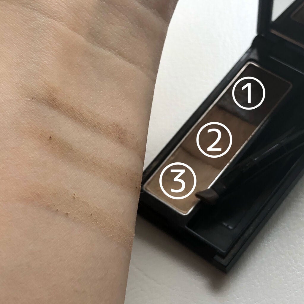 ケイト デザイニングアイブロウ3D/KATE/パウダーアイブロウを使ったクチコミ(3枚目)