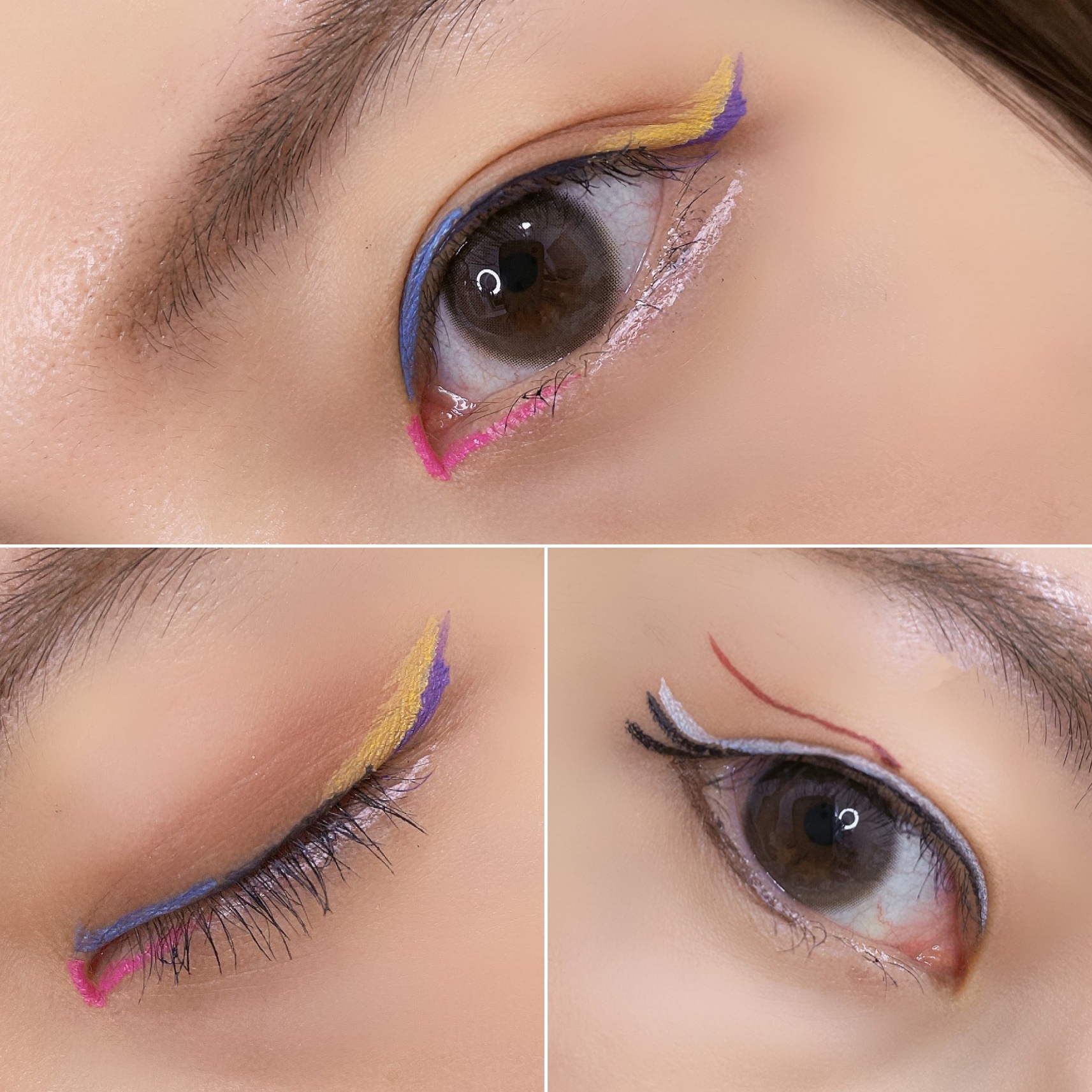 EYE OPENING LINER ネイビーブラック/UZU BY FLOWFUSHI/アイライナーを使ったクチコミ（2枚目）