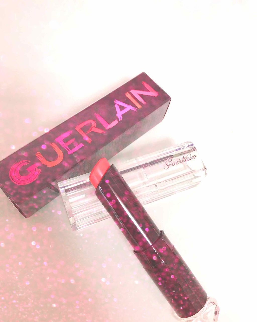 ラ プティット ローブ ノワール リップ/GUERLAIN/口紅を使ったクチコミ（2枚目）