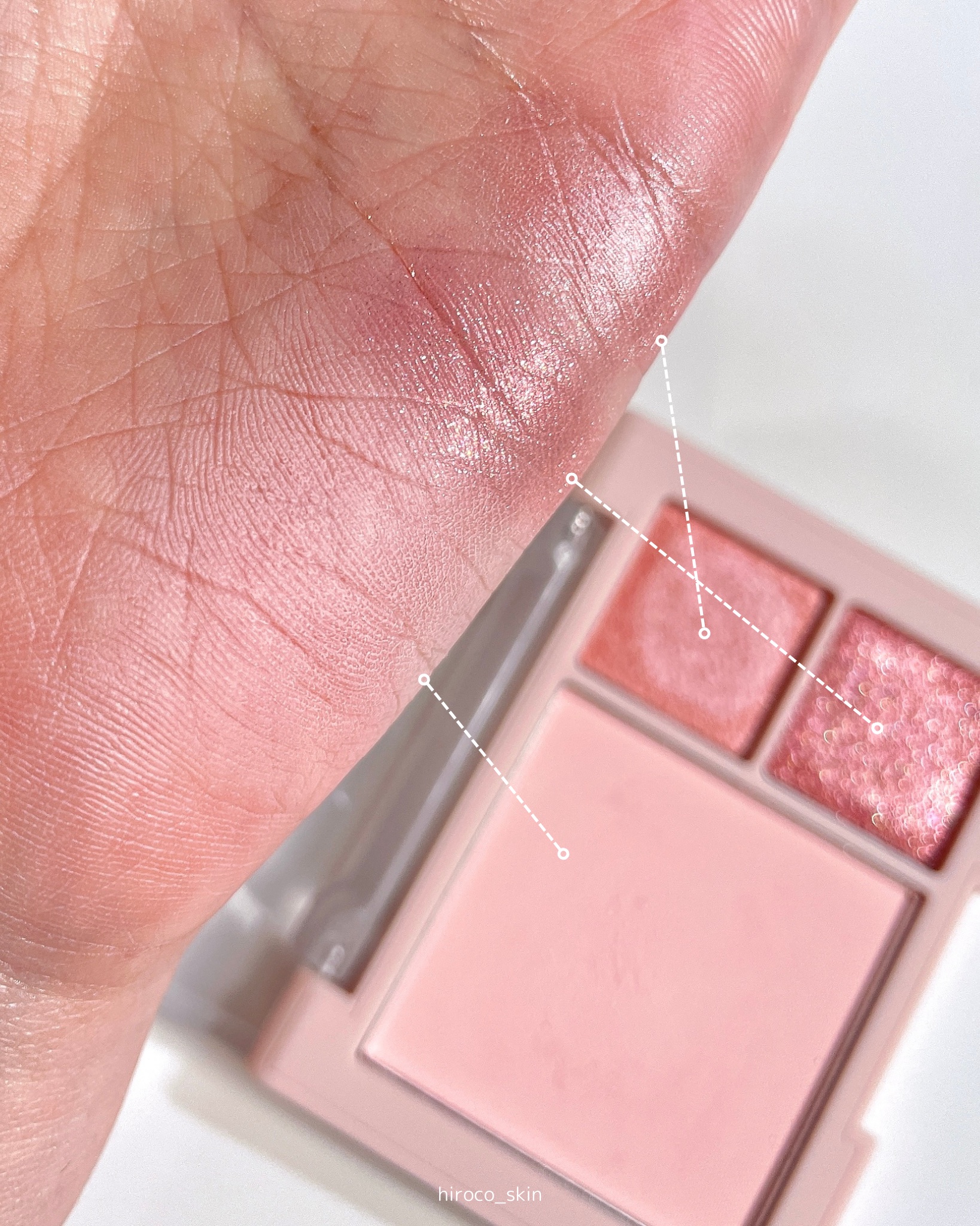 （ルシャブートコレクション）チーク＆アイ マルチユーズ パレット/Dinto/パウダーチークを使ったクチコミ（3枚目）