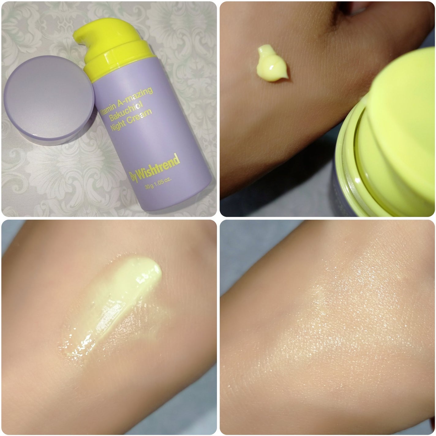 ビタミンA-mazingバクチオールナイトクリーム/By Wishtrend/フェイスクリームを使ったクチコミ(2枚目)