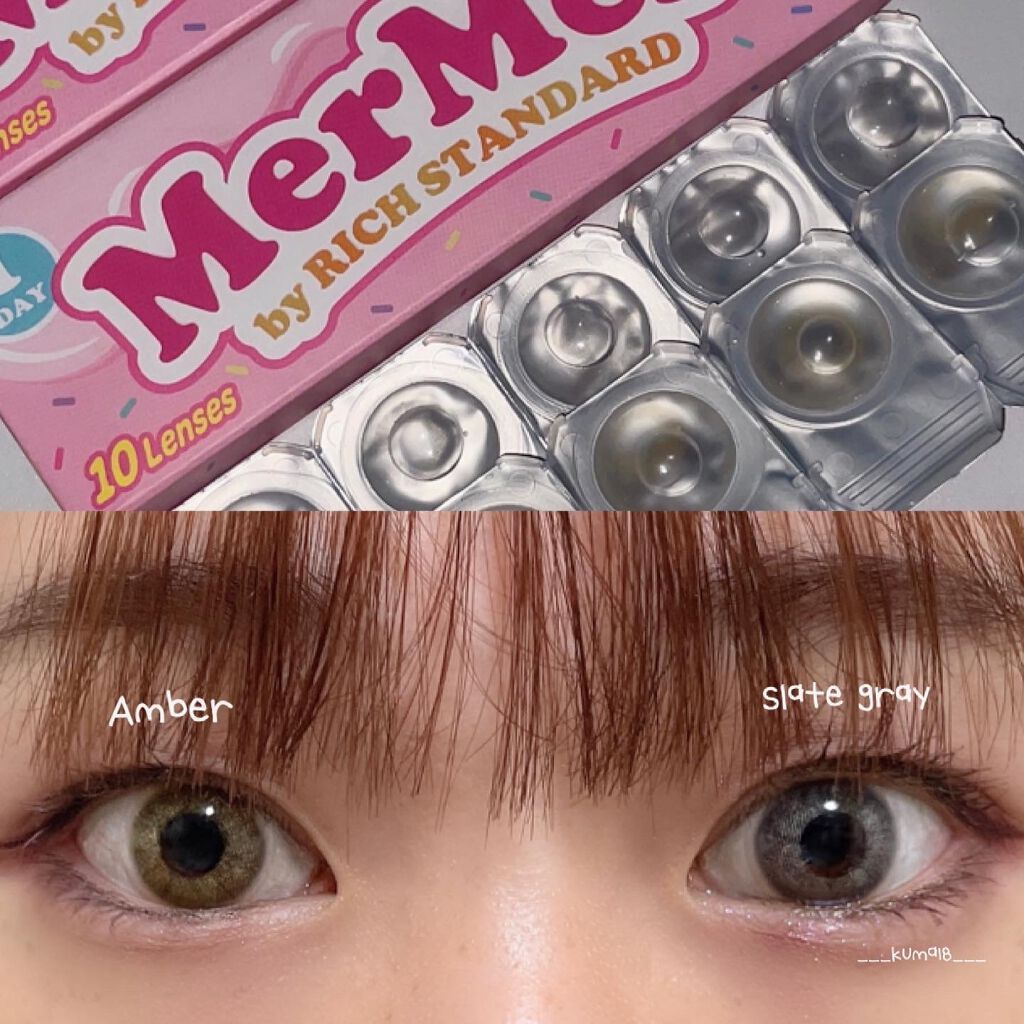 MerMer by RICH STANDARD/RICH STANDARD/カラーコンタクトレンズを使ったクチコミ（2枚目）