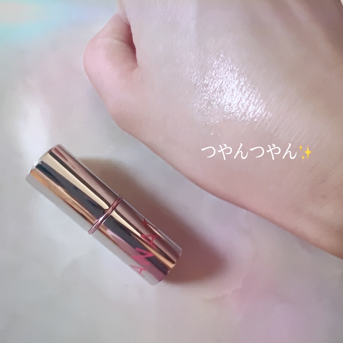 グロスリップ/HANATSUYU/リップバームを使ったクチコミ（2枚目）