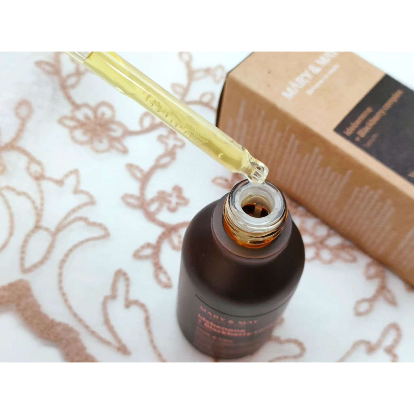 Idebenone＋Blackberry complex serum/MARY&MAY/美容液を使ったクチコミ（3枚目）