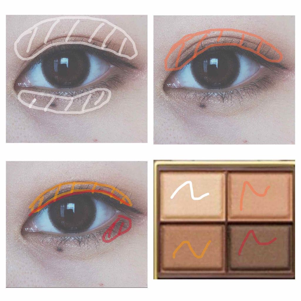 スキニーリッチシャドウ/excel/アイシャドウパレットを使ったクチコミ(3枚目)