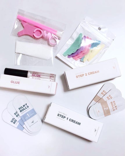 EYE2IN 低刺激 セルフプロ用 まつげパーマ 3種 セット/Qoo10/その他キットセットを使ったクチコミ(2枚目)