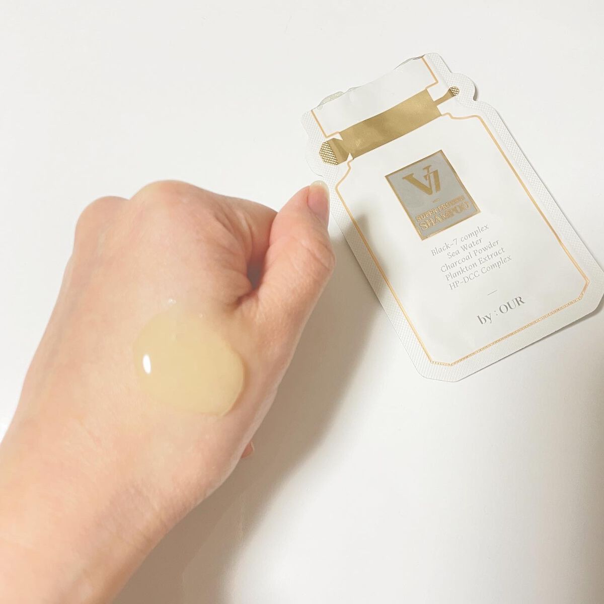 V7 スーパープロテイン シャンプー/by : OUR/サロンシャンプーを使ったクチコミ（2枚目）