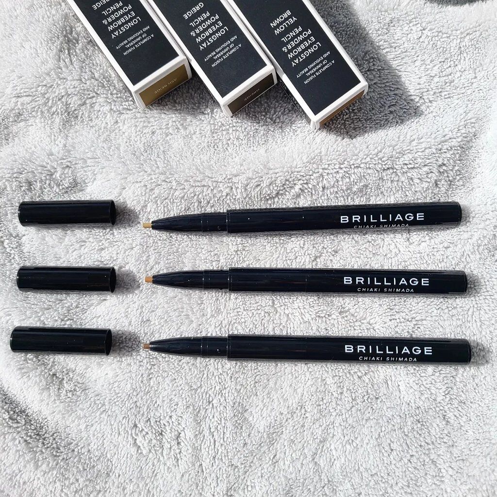  ロングステイ アイブロウパウダー＆ペンシル/ブリリアージュ/アイブロウペンシルを使ったクチコミ（1枚目）