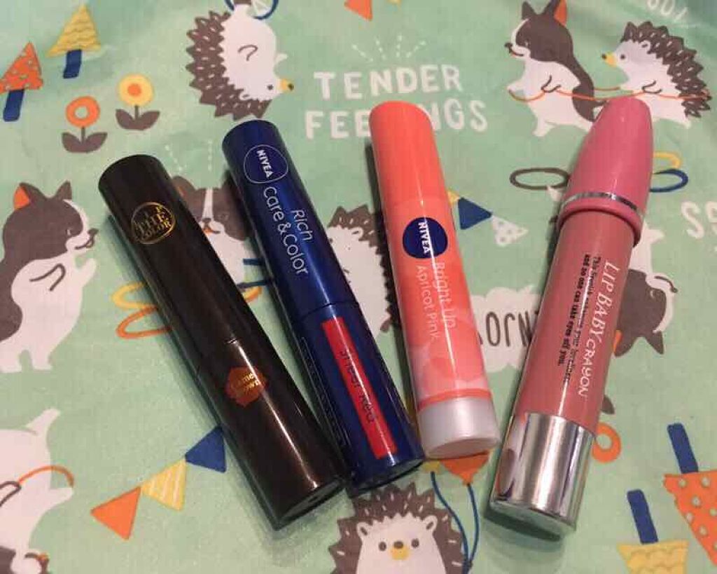 ニベア リッチケア＆カラーリップ/ニベア/リップクリームを使ったクチコミ（1枚目）