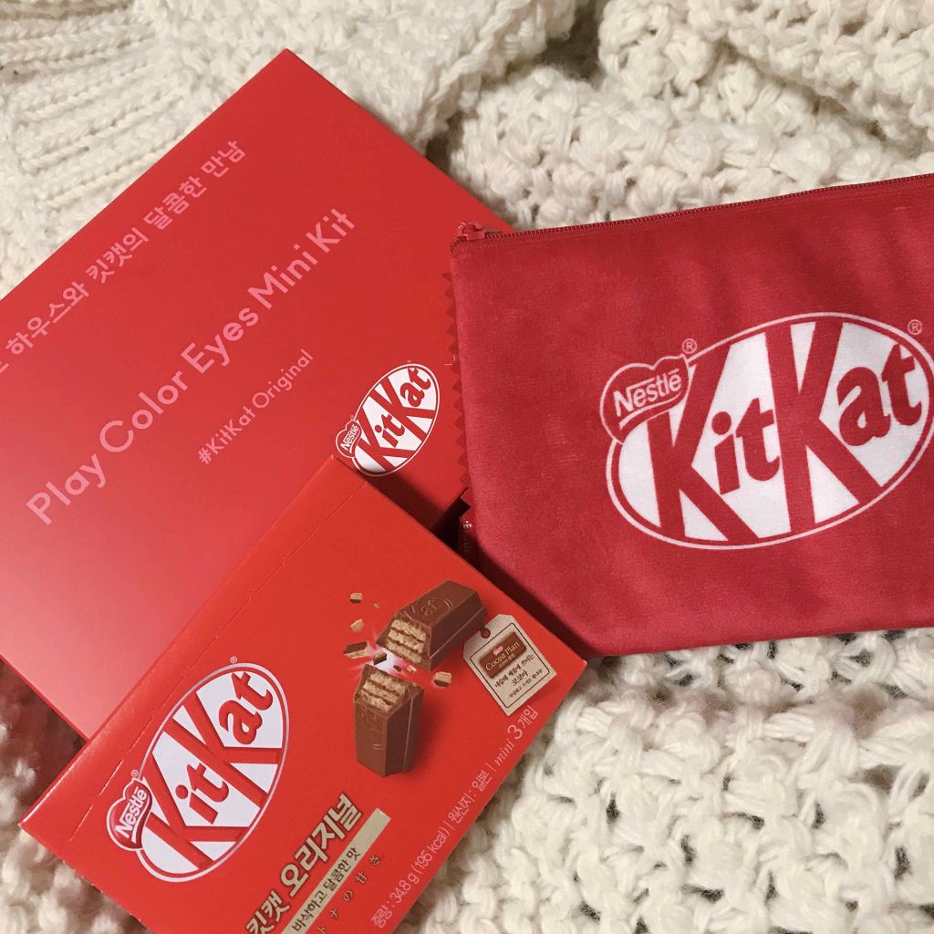 プレイカラーアイズ ミニ #キットカットオリジナル/ETUDE/アイシャドウパレットを使ったクチコミ(3枚目)