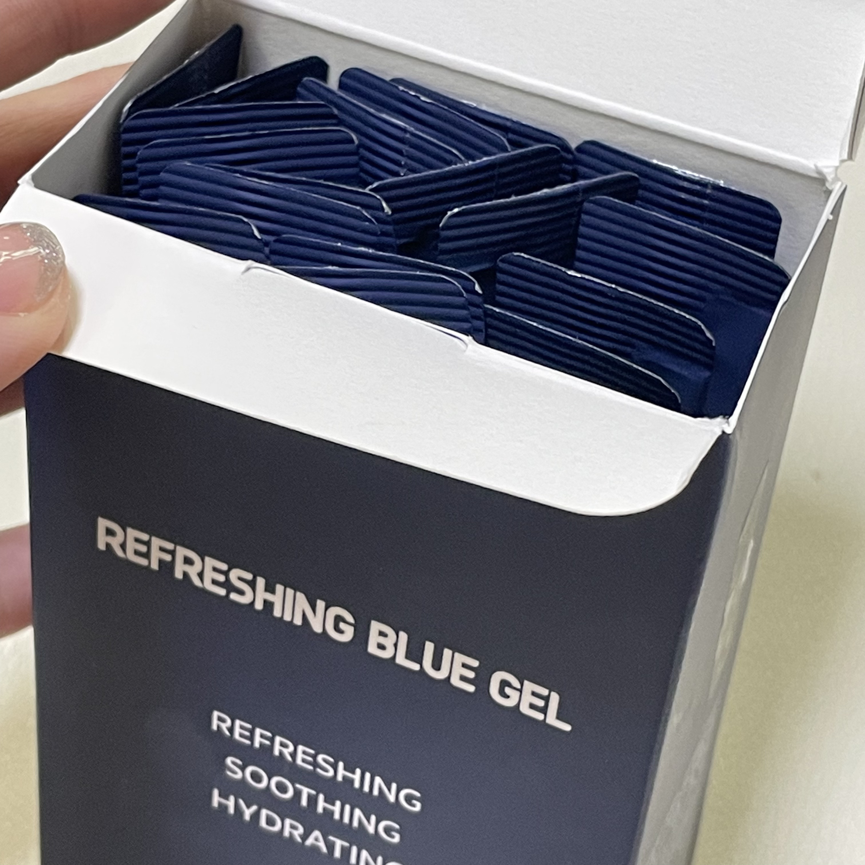 メサブルーリフレッシングブルージェル/MESAblue/フェイスクリームを使ったクチコミ（2枚目）