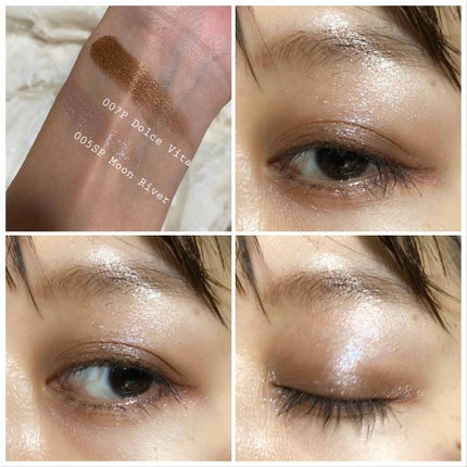 アディクション ザ アイシャドウ スパークル/ADDICTION/単色アイシャドウを使ったクチコミ(4枚目)