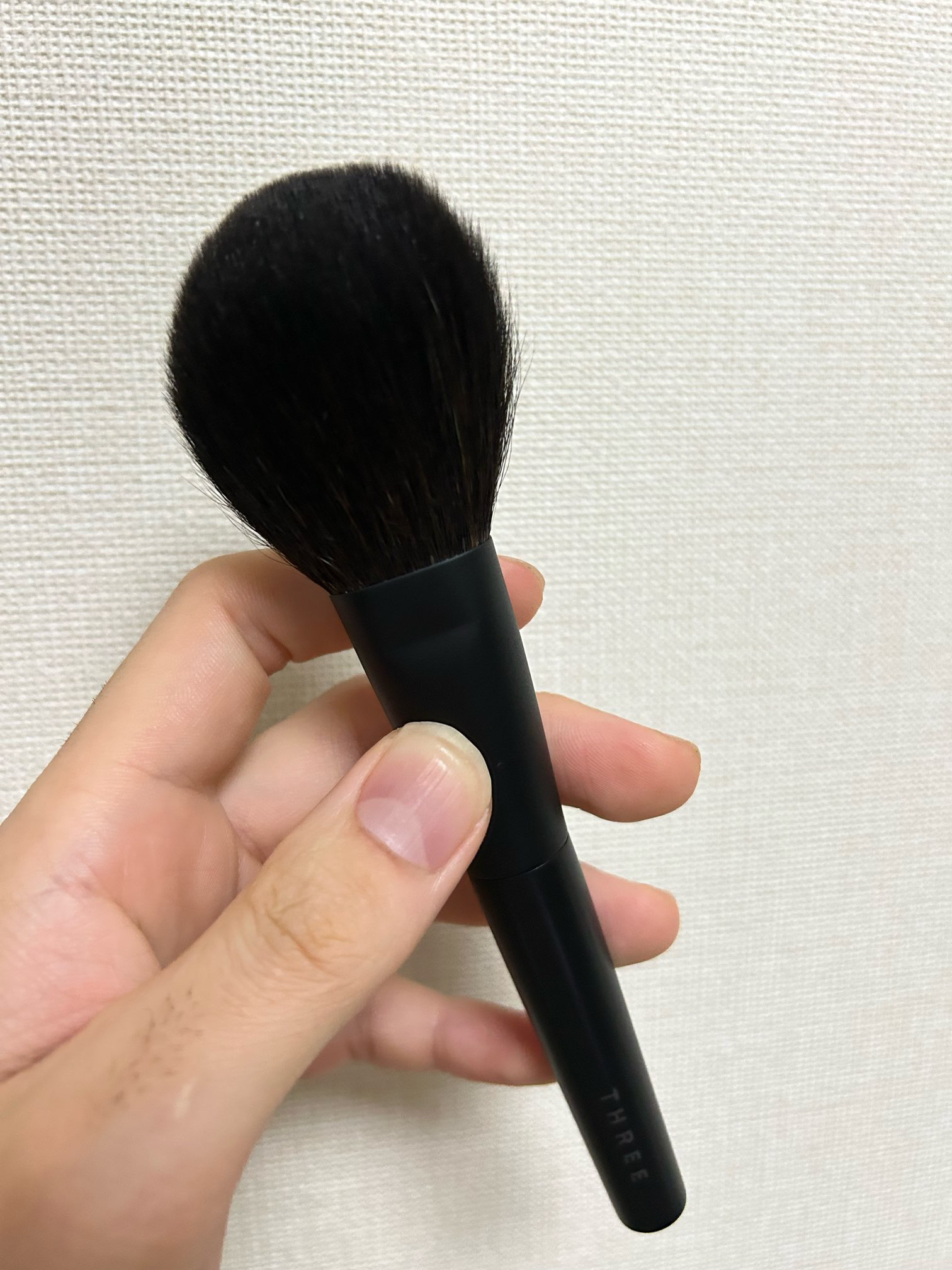 フェイス ブラシ L/THREE/メイクブラシを使ったクチコミ（1枚目）