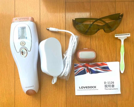 LOVE DOCK IPL光脱毛器/LOVE DOCK/家庭用脱毛器を使ったクチコミ(2枚目)