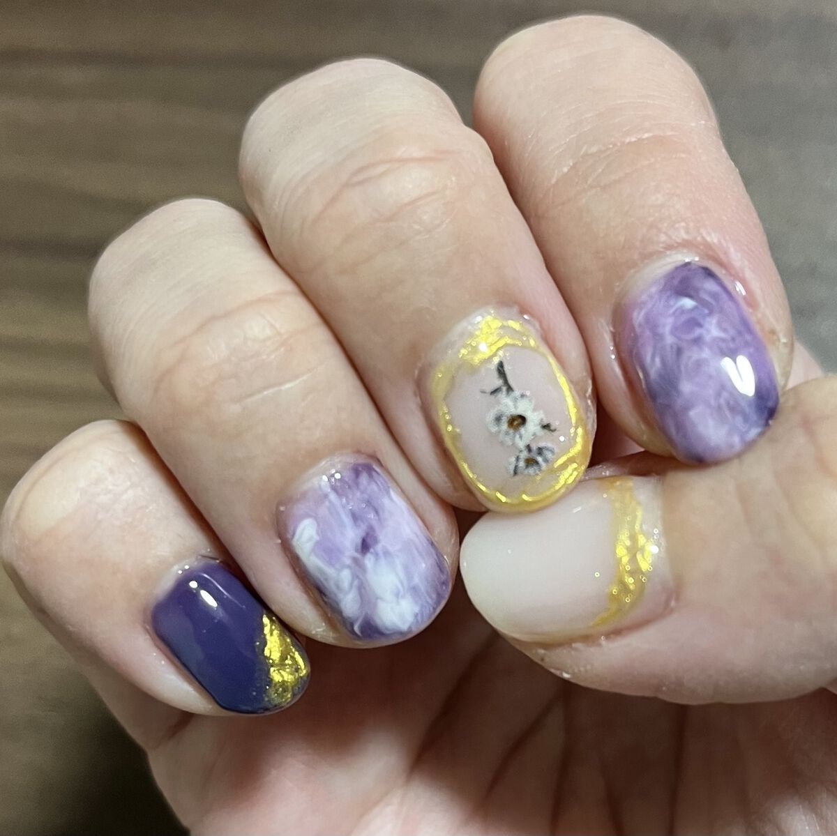 ジェルネイル（ライト対応）/セリア/ジェルネイルを使ったクチコミ（2枚目）