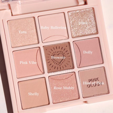 マイフェイブムードアイパレット 9カラー/HOLIKA HOLIKA/アイシャドウパレットを使ったクチコミ(2枚目)