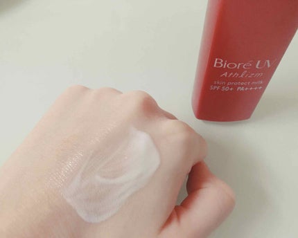 ビオレUV アスリズム スキンプロテクトミルク/ビオレ/日焼け止めミルクを使ったクチコミ(4枚目)
