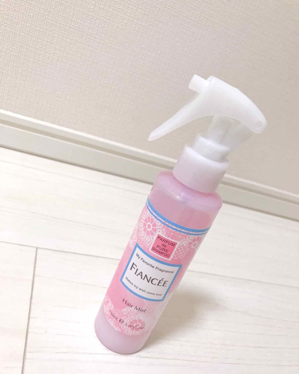 フレグランスヘアミスト ピュアシャンプーの香り/フィアンセ/ヘアミストを使ったクチコミ（1枚目）