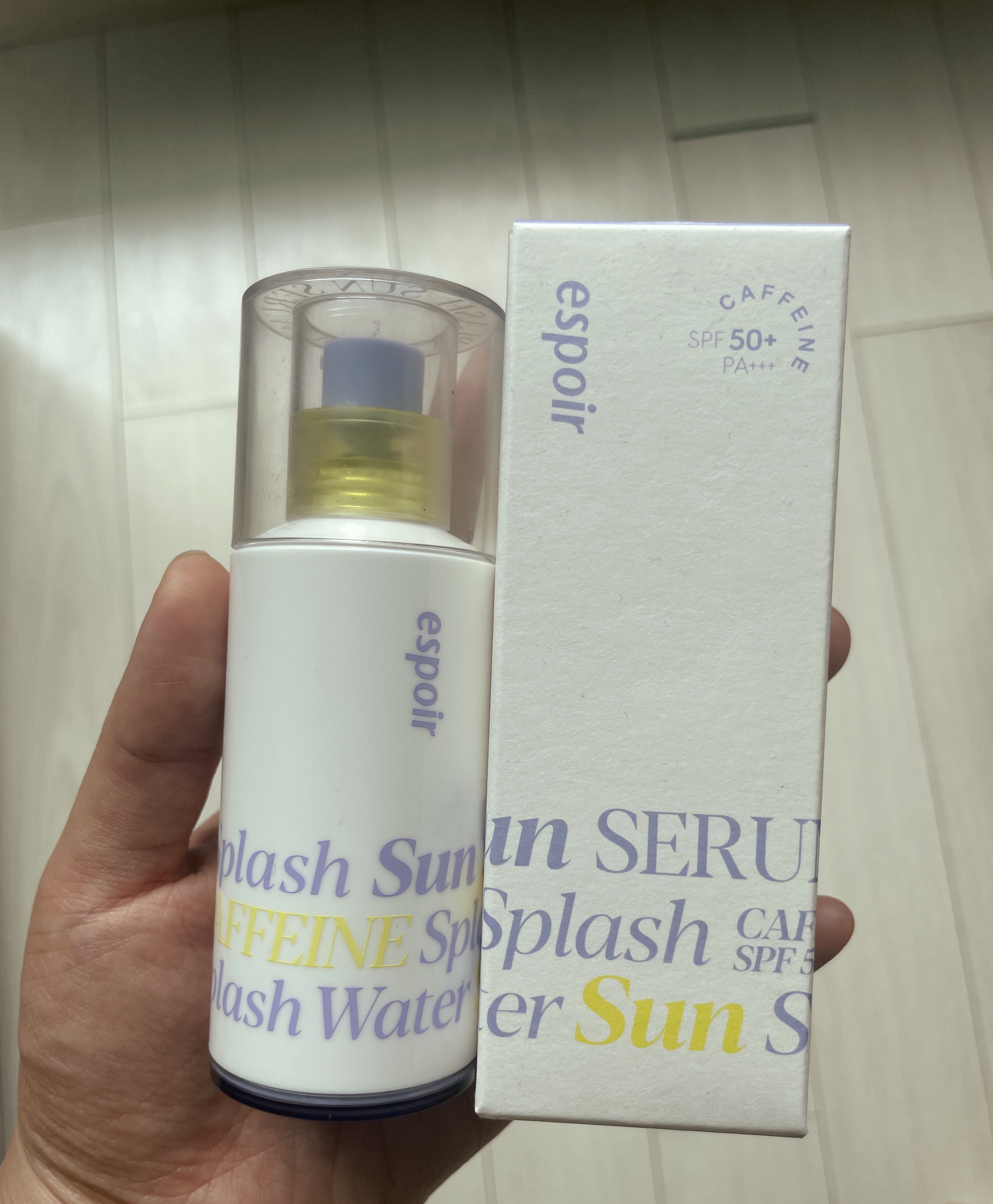 エスポア ウォータースプラッシュサンセラム/espoir/日焼け止めクリームを使ったクチコミ（1枚目）