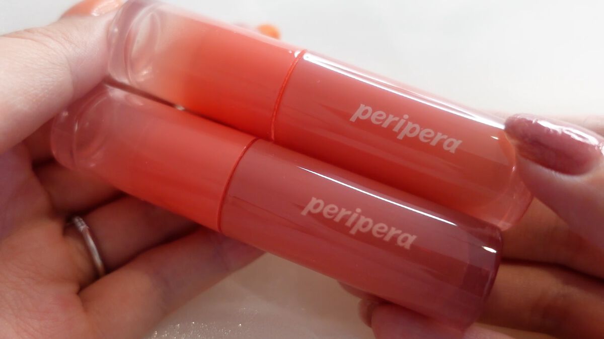 ペリペラ インク ムード グロイ ティント/PERIPERA/リップティントを使ったクチコミ（2枚目）