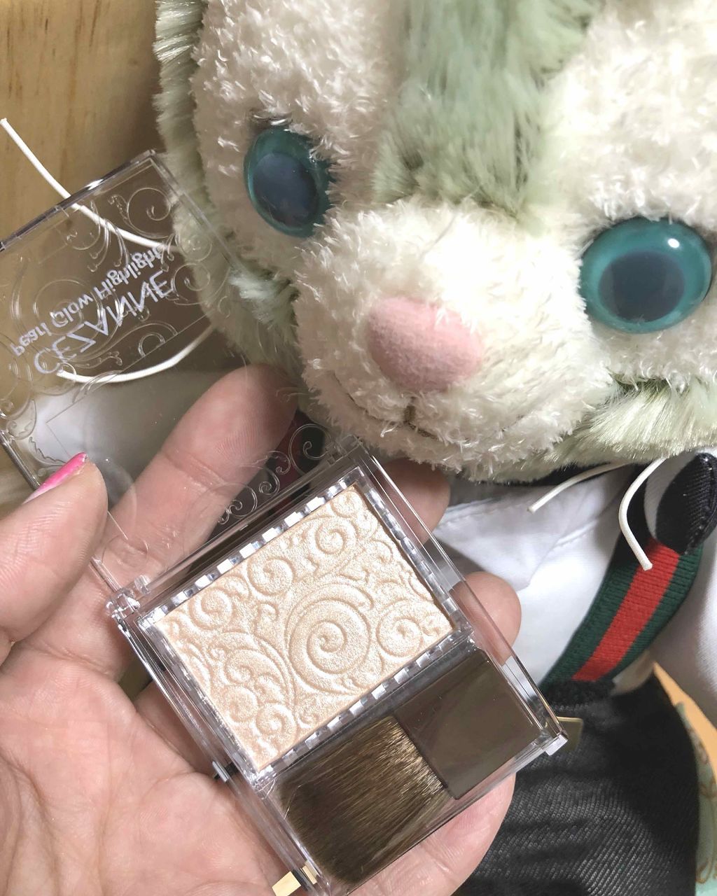 パールグロウハイライト/CEZANNE/パウダーハイライトを使ったクチコミ(1枚目)
