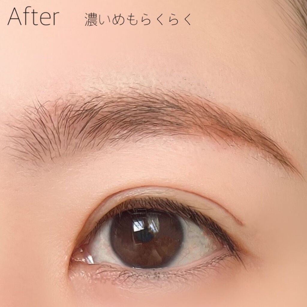 ダブルエンドアイブロウブラシ熊野筆/&be/メイクブラシを使ったクチコミ(8枚目)