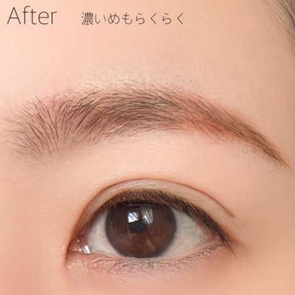 ダブルエンドアイブロウブラシ熊野筆/&be/メイクブラシを使ったクチコミ(8枚目)