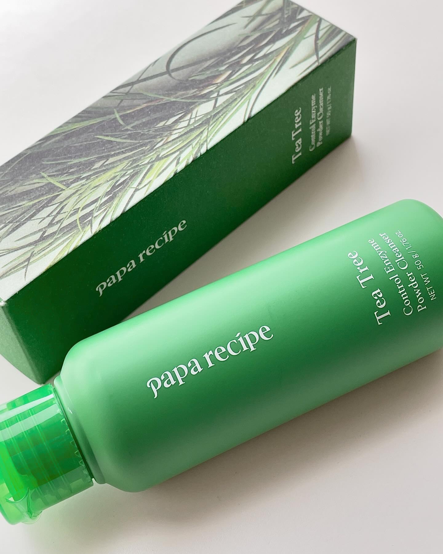 ティーツリーコントロール酵素洗顔パウダー/PAPA RECIPE/洗顔パウダーを使ったクチコミ（1枚目）