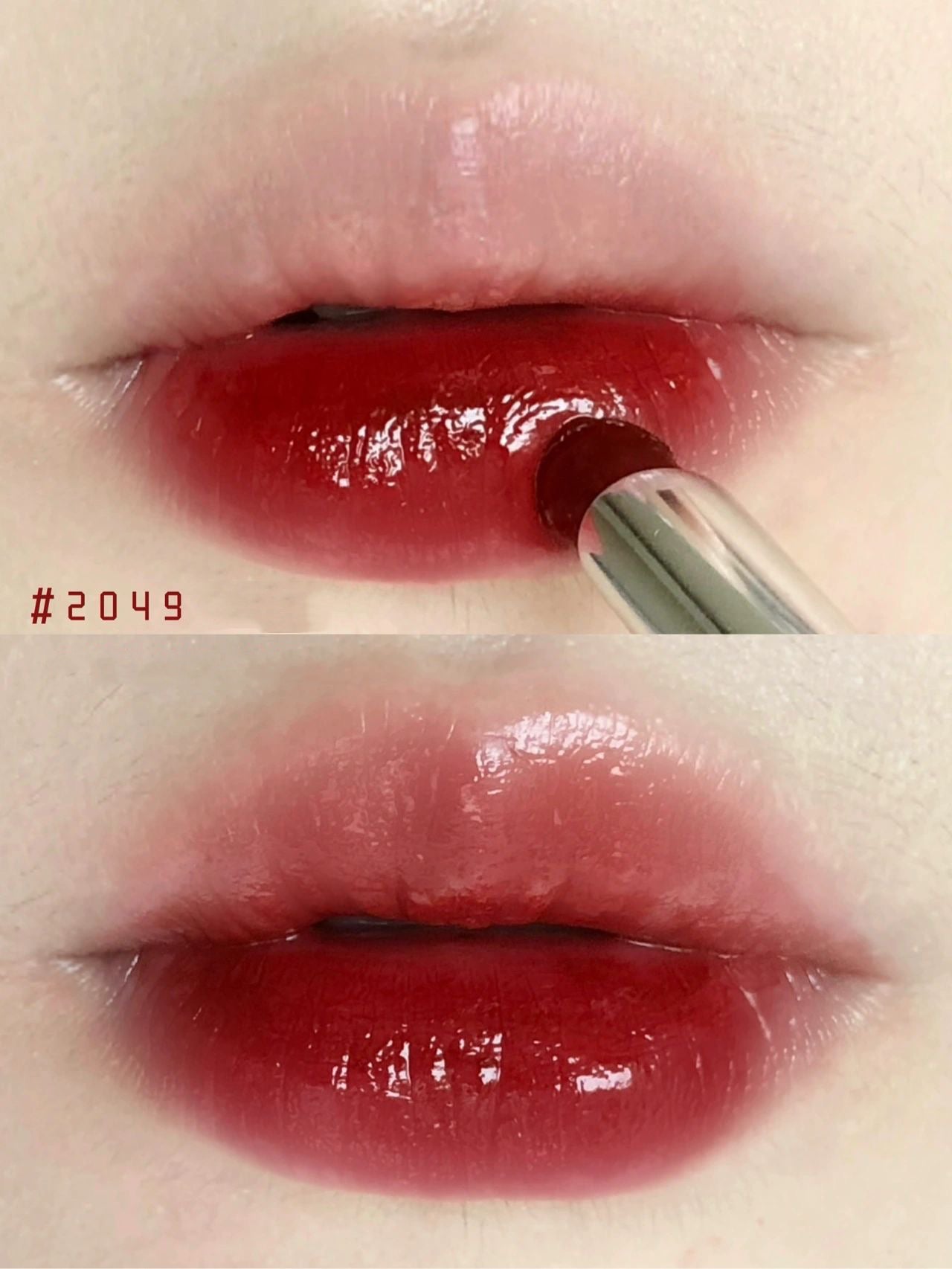 スポットライトシャイニーモイストスリムリップスティック/PERFECT DIARY/口紅を使ったクチコミ(2枚目)