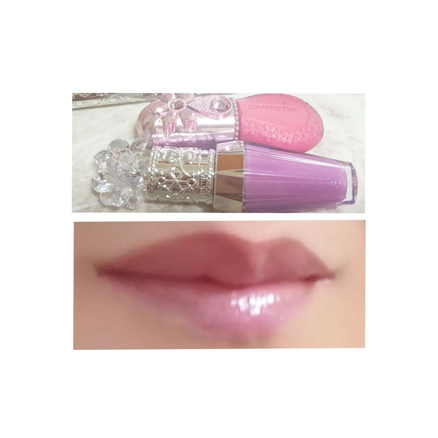 ジルスチュアート ブルームドロップ リップ＆チーク シフォン 105 sakura velvet<サクラブーケ>（限定）/JILL STUART/リキッドチークを使ったクチコミ（3枚目）