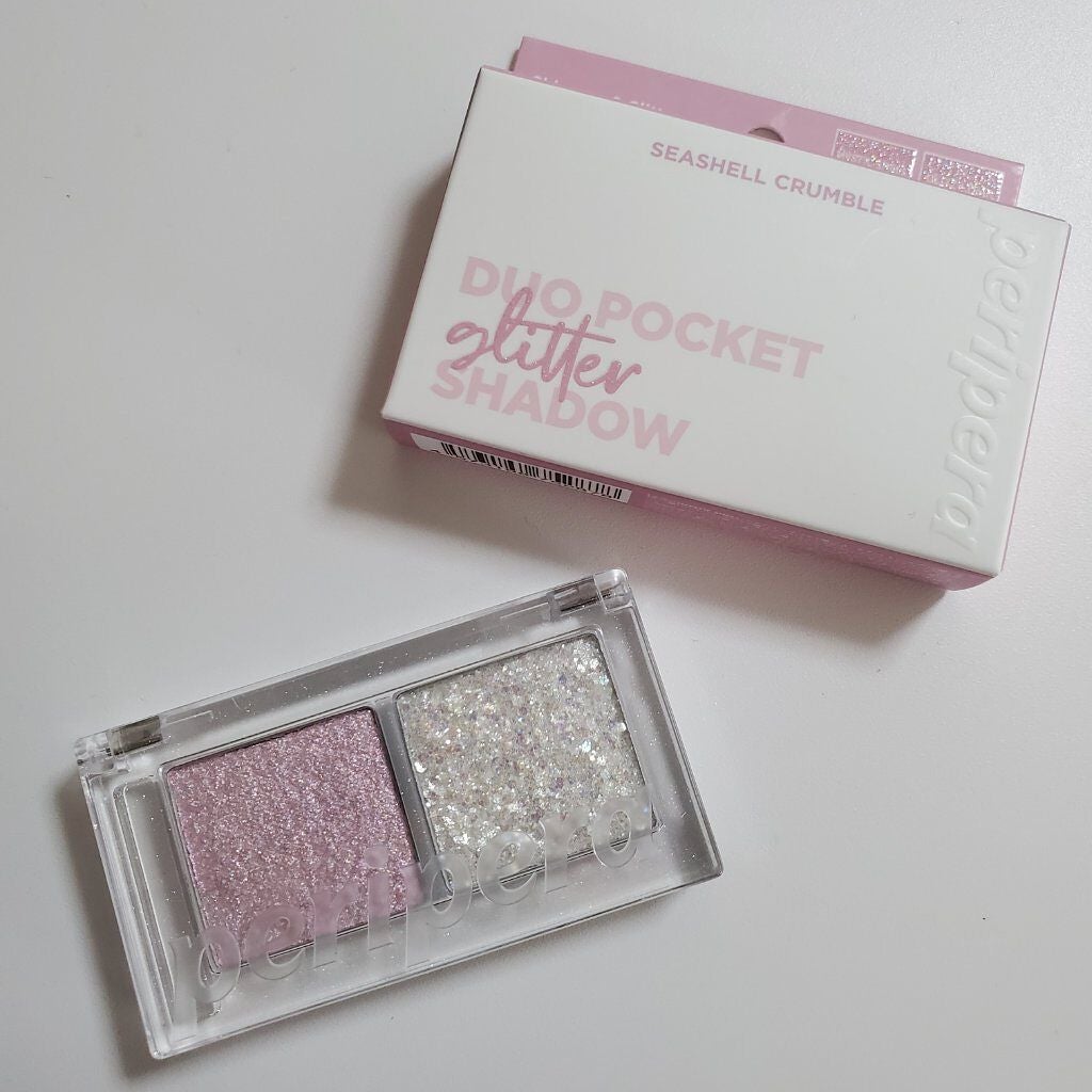 デュオ ポケット グリッター シャドウ/PERIPERA/アイシャドウパレットを使ったクチコミ(1枚目)