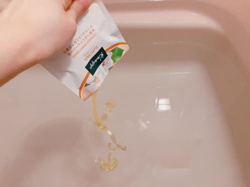 クナイプ バスミルク アプリコットミルクの香り/クナイプ/入浴剤を使ったクチコミ（2枚目）