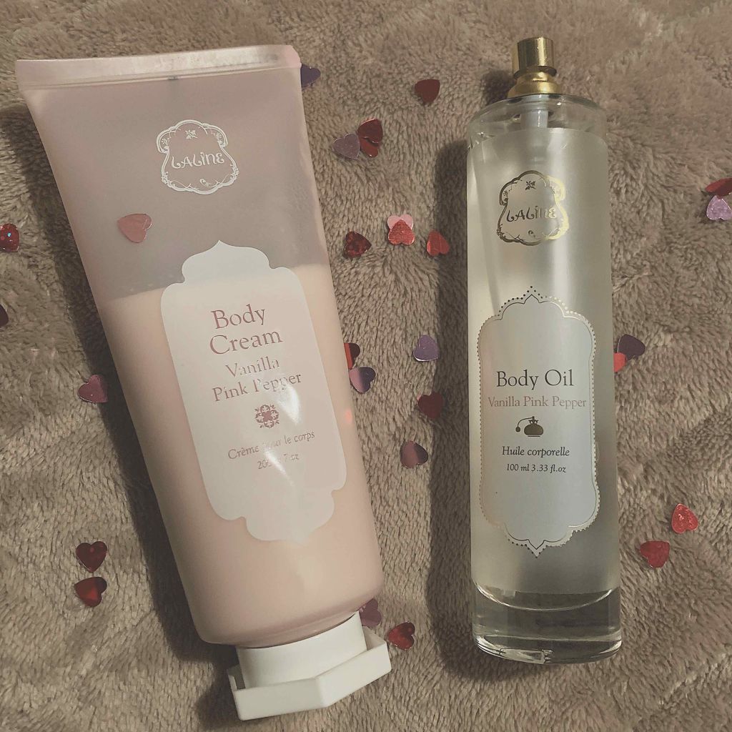 ボディスクラブ バニラピンクペッパー/Laline/ボディスクラブを使ったクチコミ(1枚目)