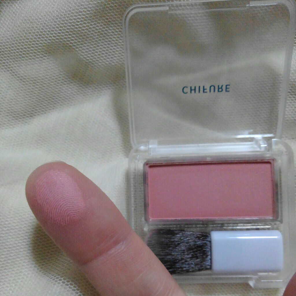 パウダー チーク/ちふれ/パウダーチークを使ったクチコミ（3枚目）