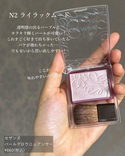 パールグロウハイライト/CEZANNE/パウダーハイライトを使ったクチコミ(10枚目)