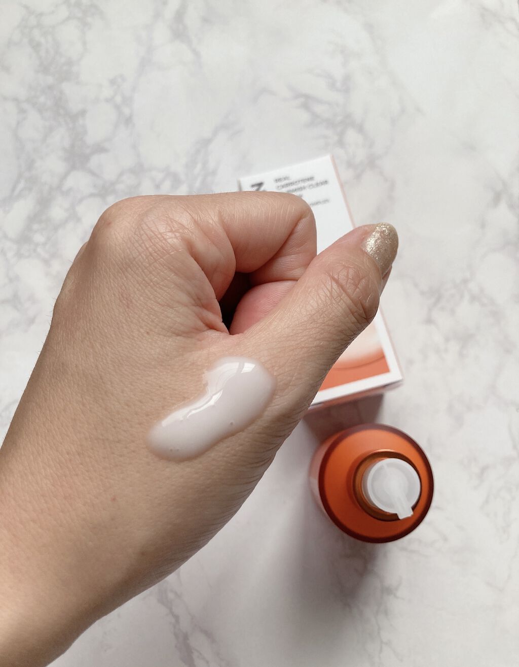 リアルカロテンブレミッシュクリアセラム/APRILSKIN/美容液を使ったクチコミ（3枚目）