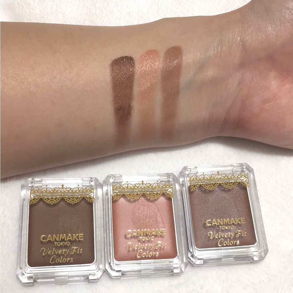 ベルベッティフィットカラーズ/キャンメイク/ジェル・クリームアイシャドウを使ったクチコミ(3枚目)