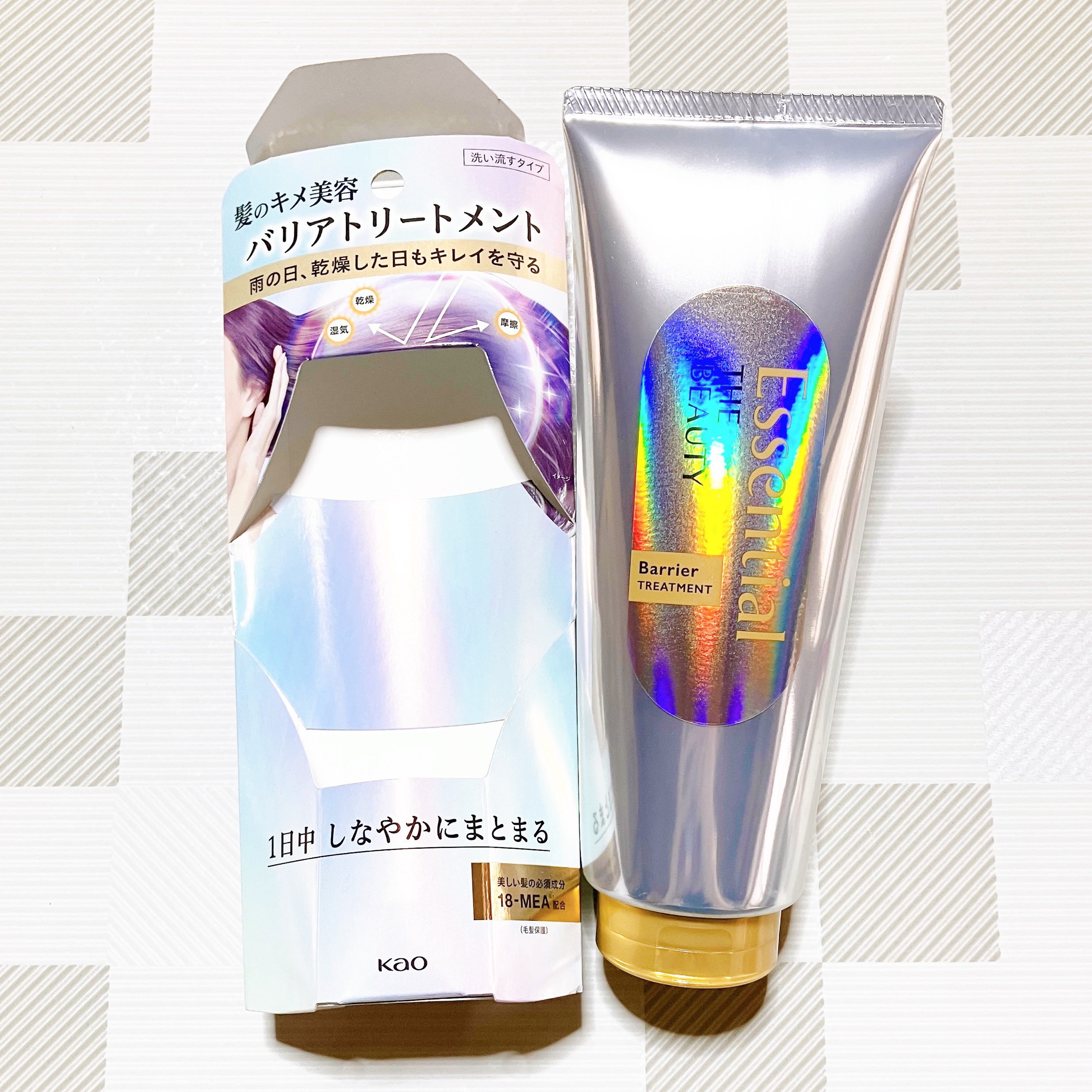 髪のキメ美容バリアトリートメント/エッセンシャル/洗い流すヘアトリートメントを使ったクチコミ（3枚目）