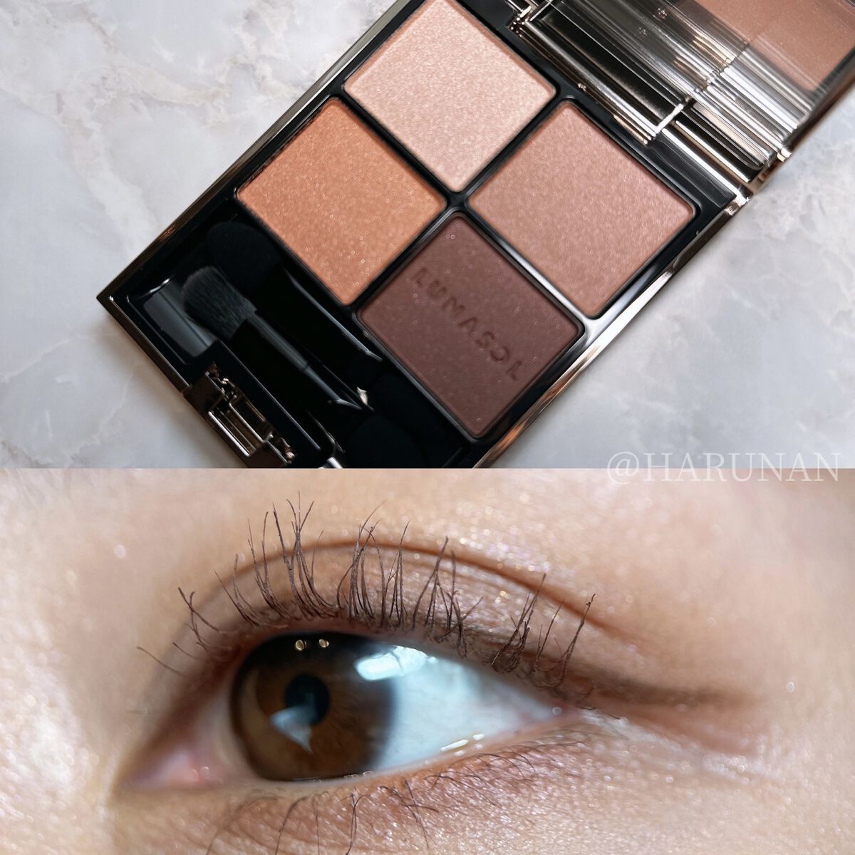 アイカラーレーション/LUNASOL/アイシャドウパレットを使ったクチコミ（1枚目）