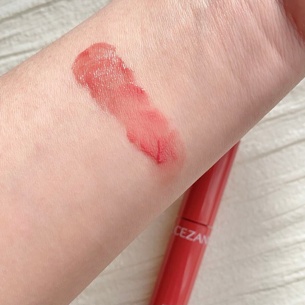 ウォータリーティントリップ/CEZANNE/リップティントを使ったクチコミ(3枚目)