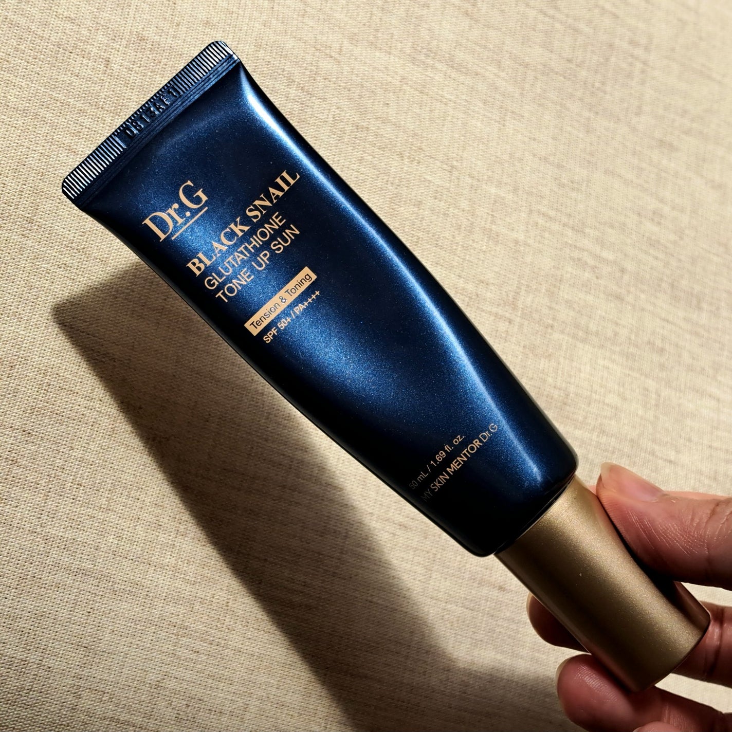 ブラックスネイルグルタチオントーンアップサン/Dr.G/日焼け止めクリームを使ったクチコミ(1枚目)