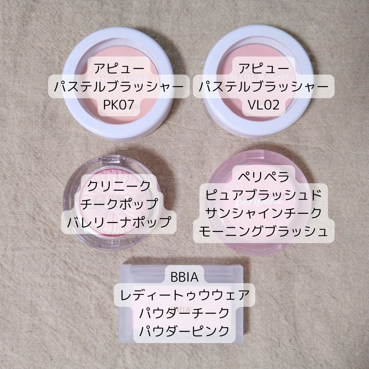 アピュー パステルブラッシャー/A’pieu/パウダーチークを使ったクチコミ（2枚目）