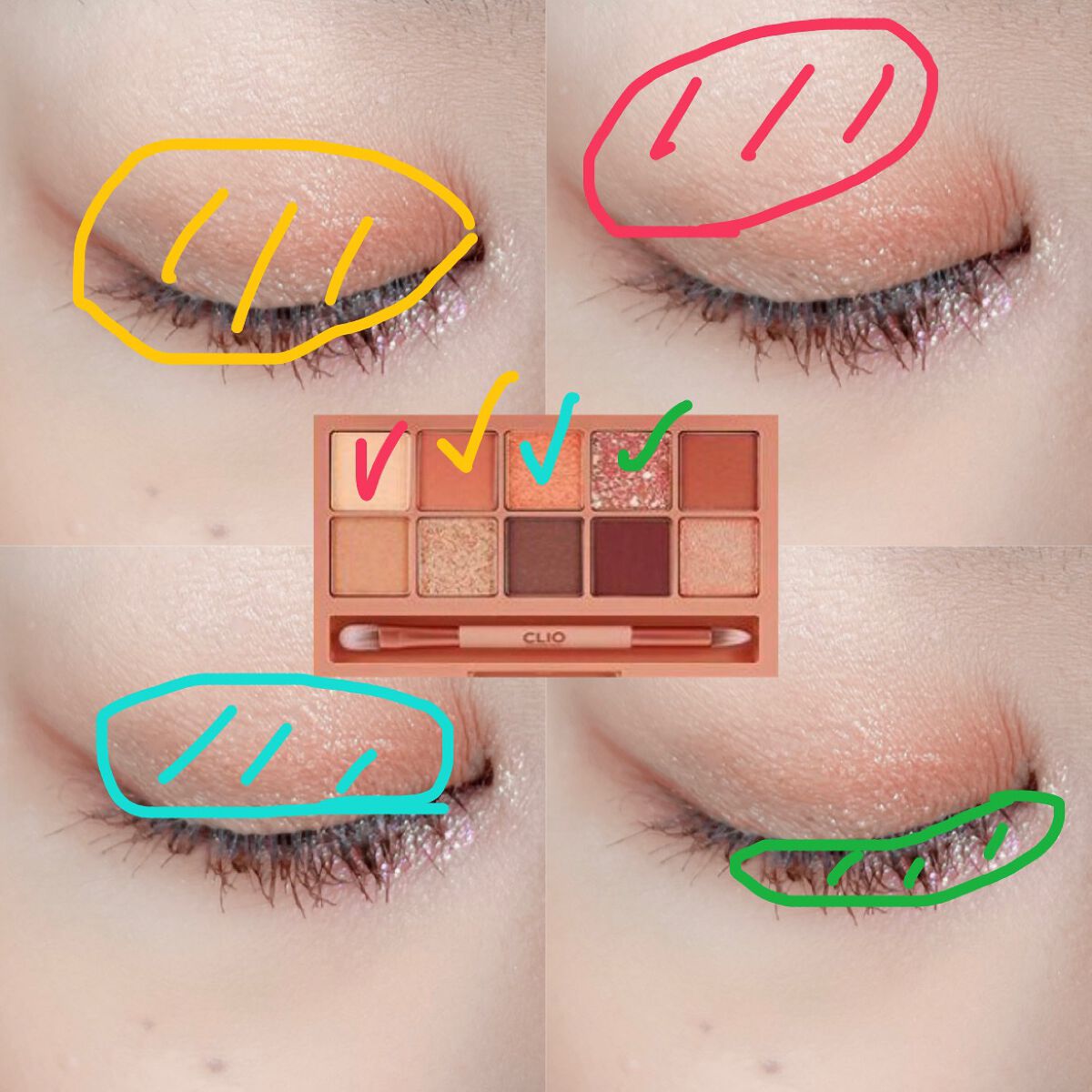 プロ アイ パレット/CLIO/アイシャドウパレットを使ったクチコミ(2枚目)