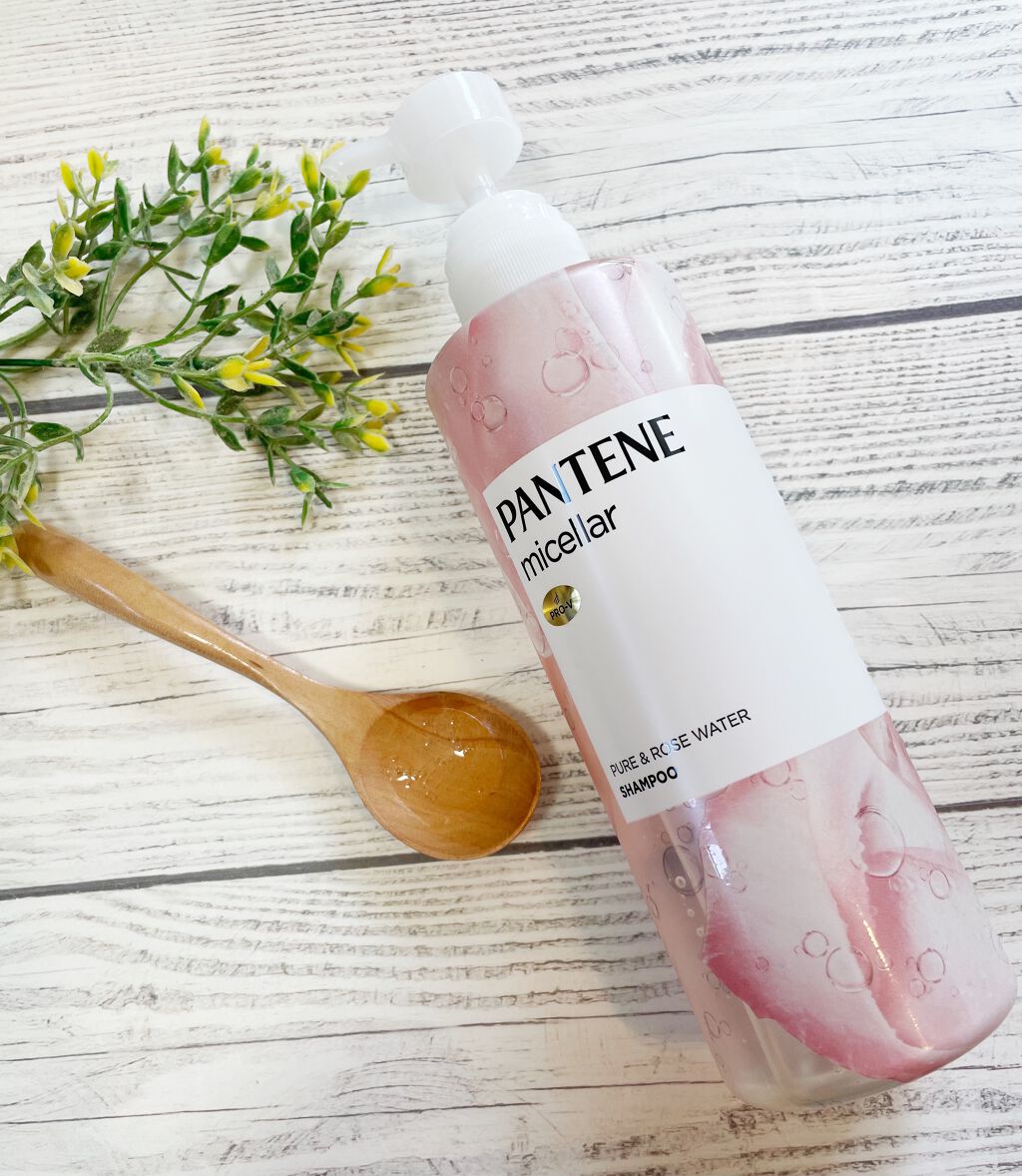 PRO-V ミセラー ピュア＆ローズウォーター ノンシリコンシャンプー/トリートメント/パンテーン/市販シャンプーを使ったクチコミ（2枚目）