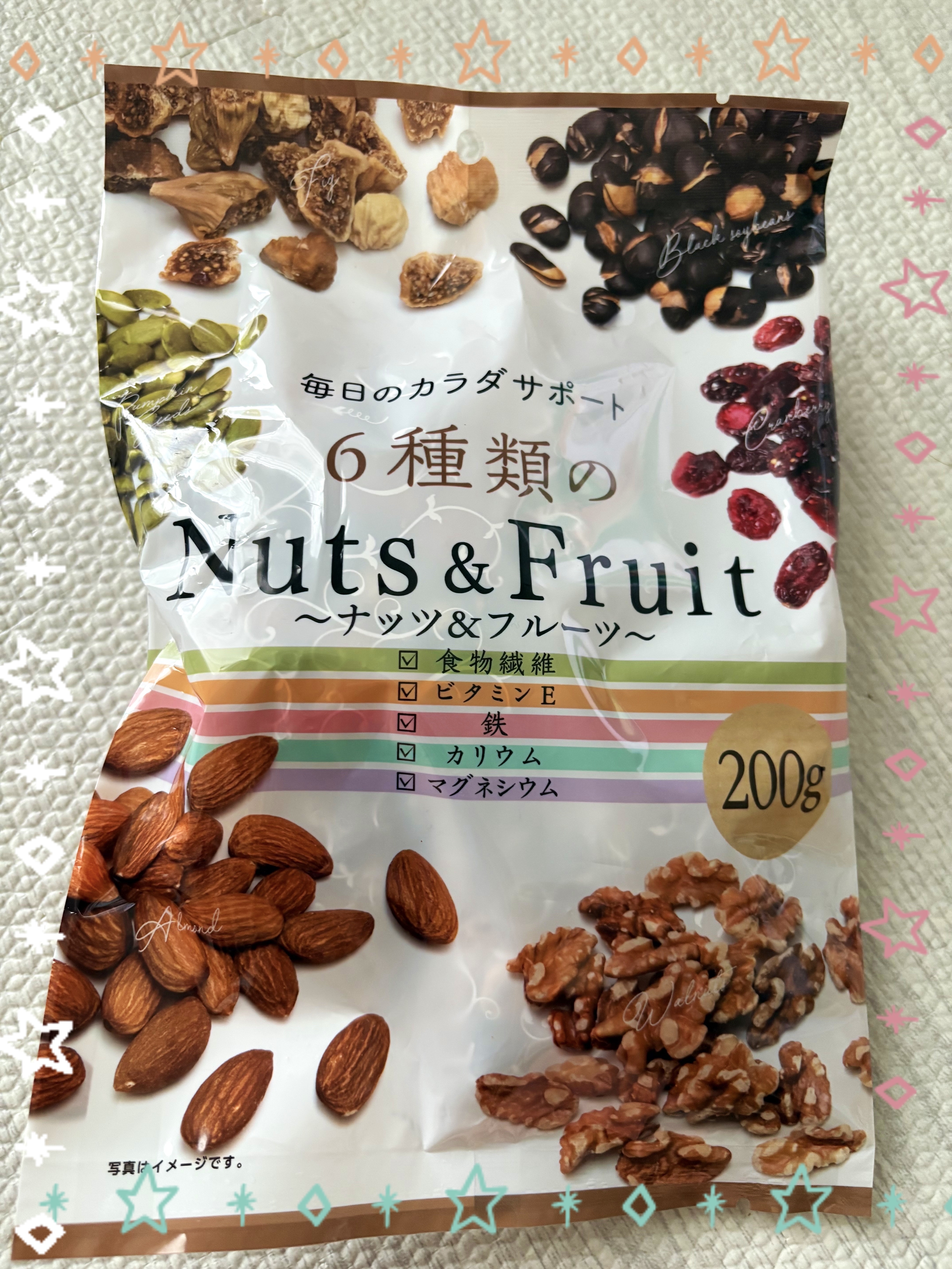 6種類のナッツ&フルーツ/ハース株式会社/その他を使ったクチコミ（1枚目）