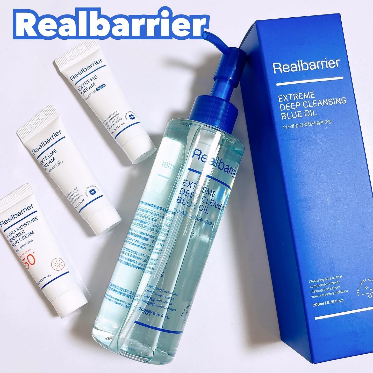 エクストリームディープクレンジングブルーオイル/Real Barrier/オイルクレンジングを使ったクチコミ（1枚目）