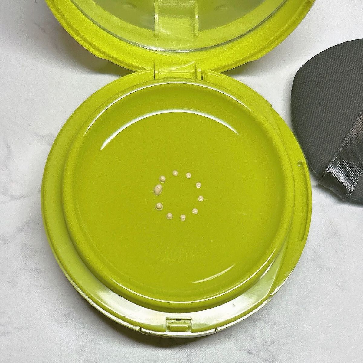 サテンウエアヘルシーグリーンクッション/unleashia/クッションファンデーションを使ったクチコミ(6枚目)